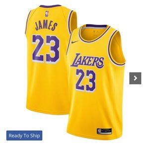 Men's Los Angeles Lakers LeBron James Nike Gold 2020/21 Swingman Jersey